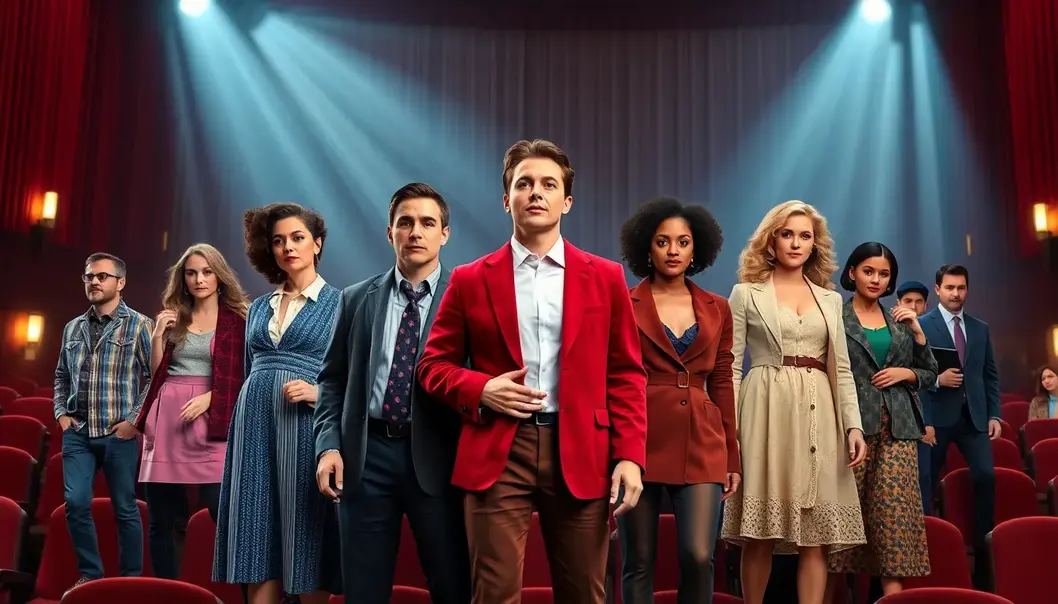 Film characters in diverse outfits symbolizing adaptable wardrobe planning.