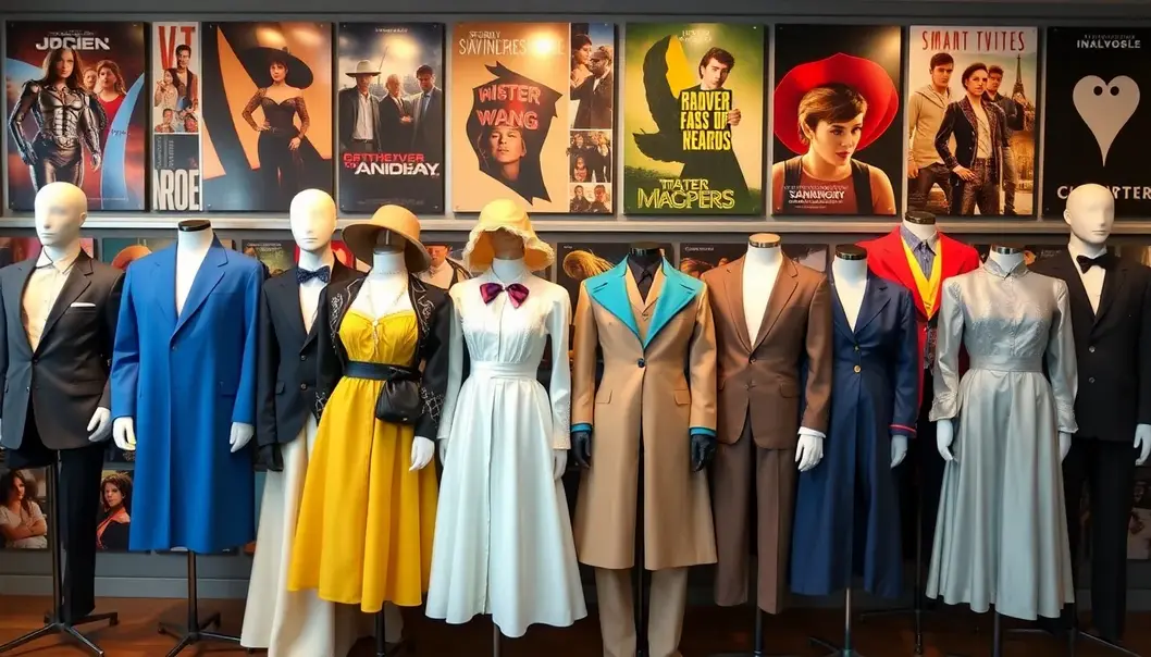 Iconic film costumes that reflect characters’ adaptability.